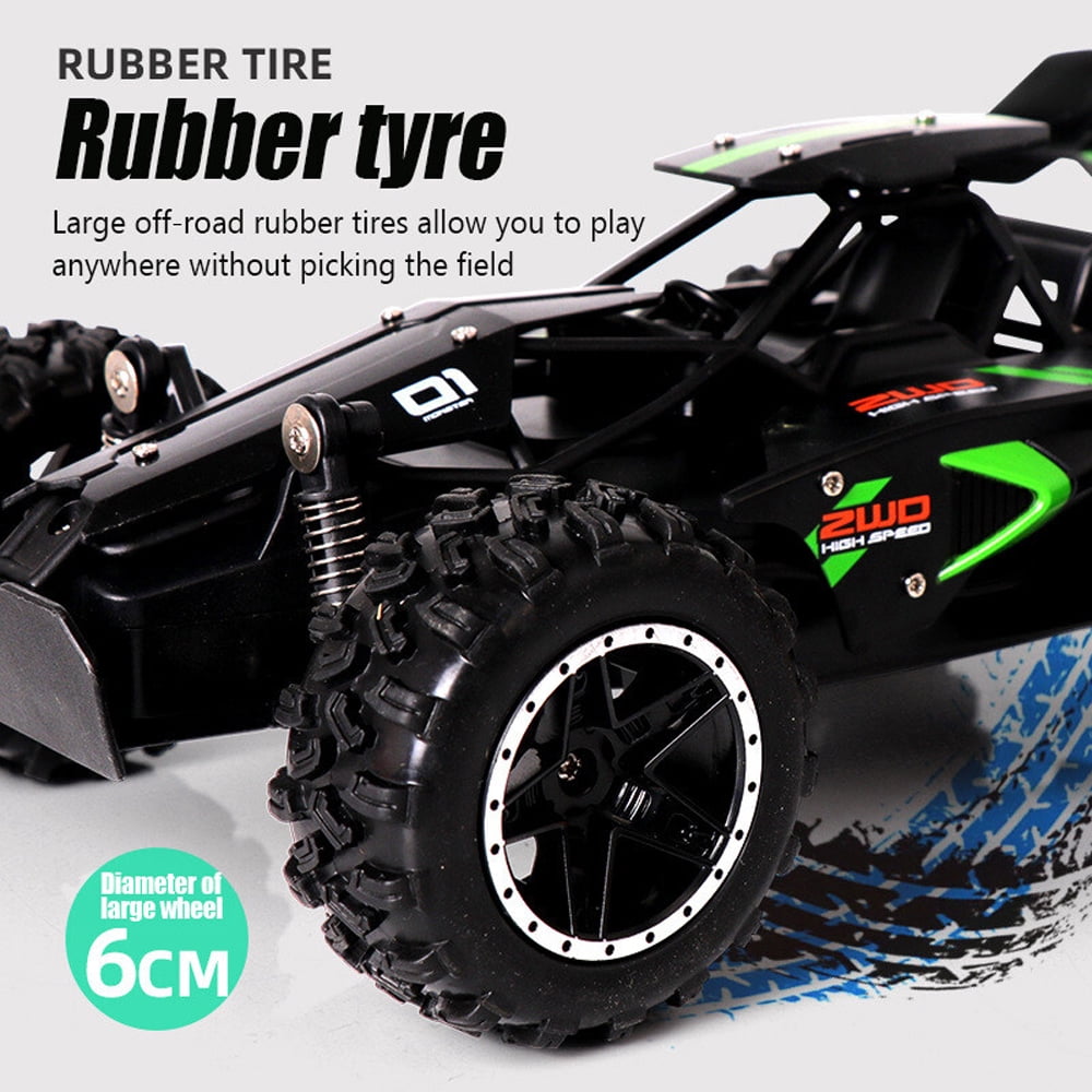 Remote Control Car, 1:18 High Speed RC Cars, 2.4Ghz, 2 Batteries, Drifts Up To 20+ km/h, Toy for Boys & Girls Gifts for Kids