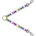 thumbnail image 1 of Buckle-Down Dog Leash Splitter Punk You White Full Color 1 Foot Long 1 Inch Wide, 1 of 1