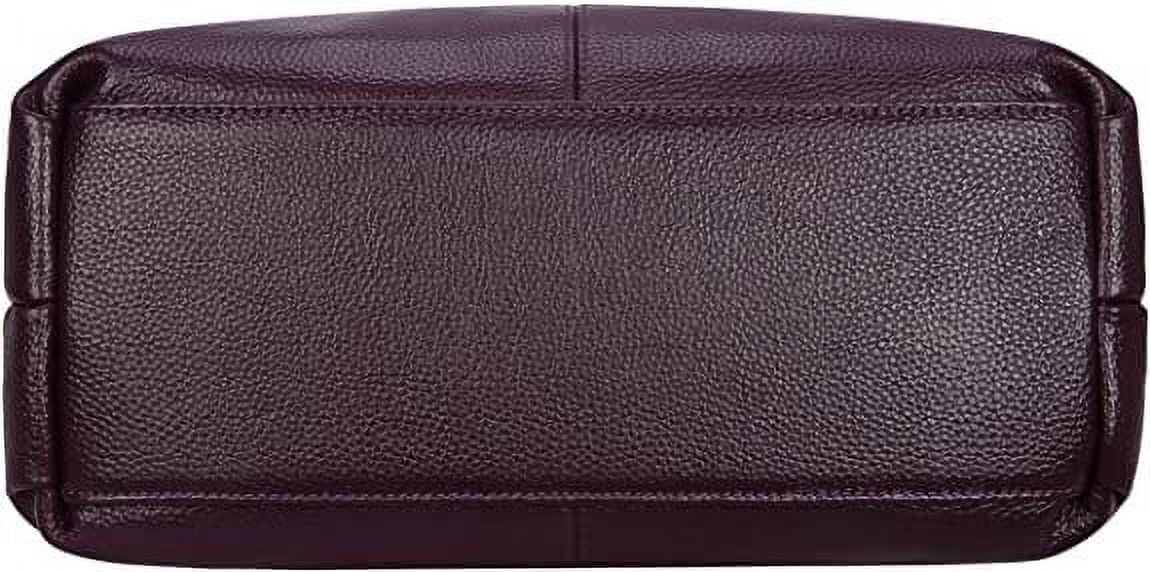 JUYGO Women Satchels Genuine Leather Top Handle Handbags Work Tote Shoulder Bags Crossbody Purses