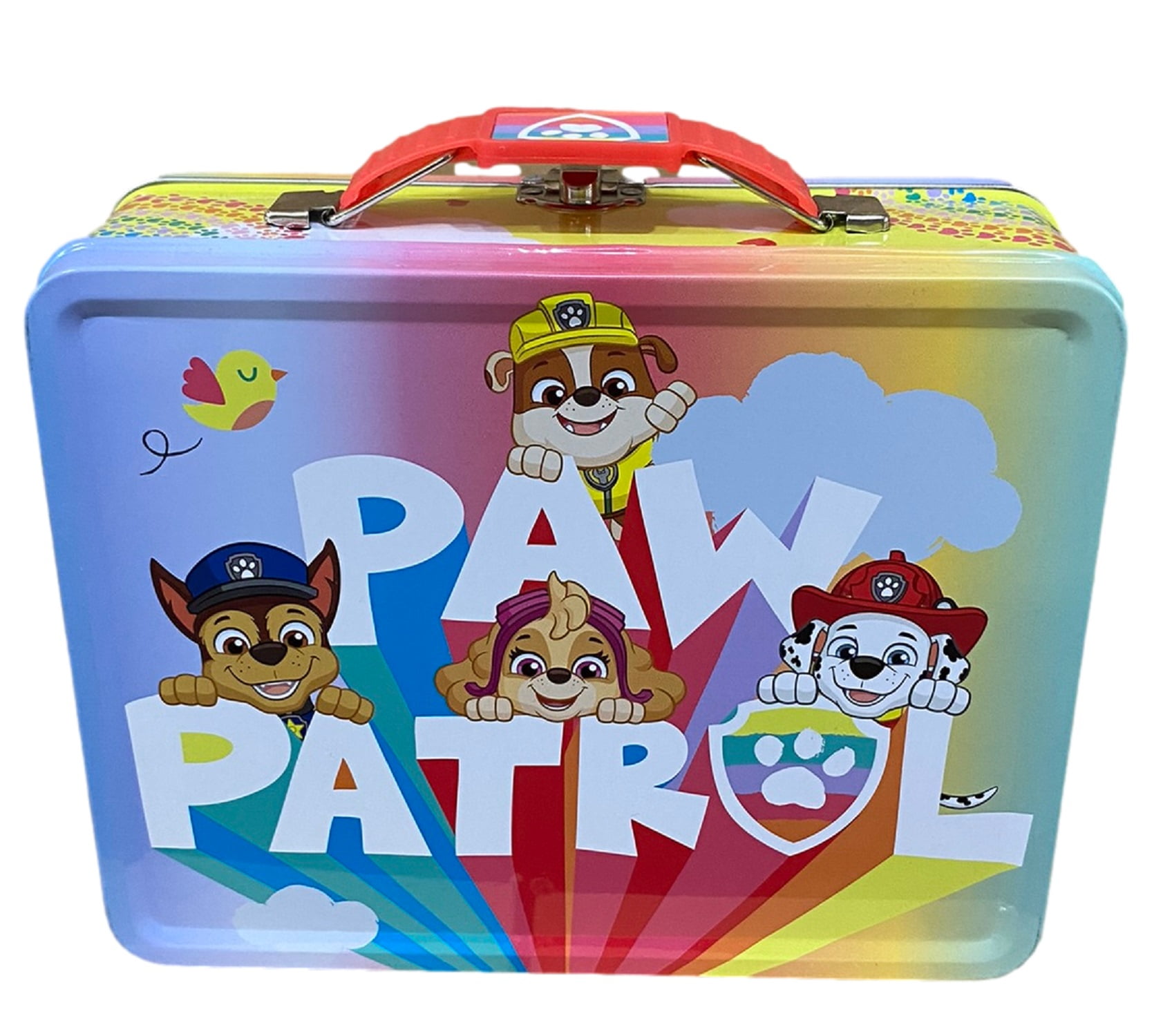 Paw Patrol Tin Stationery Box (Pencil or Coloring Box) - Multi-color ...