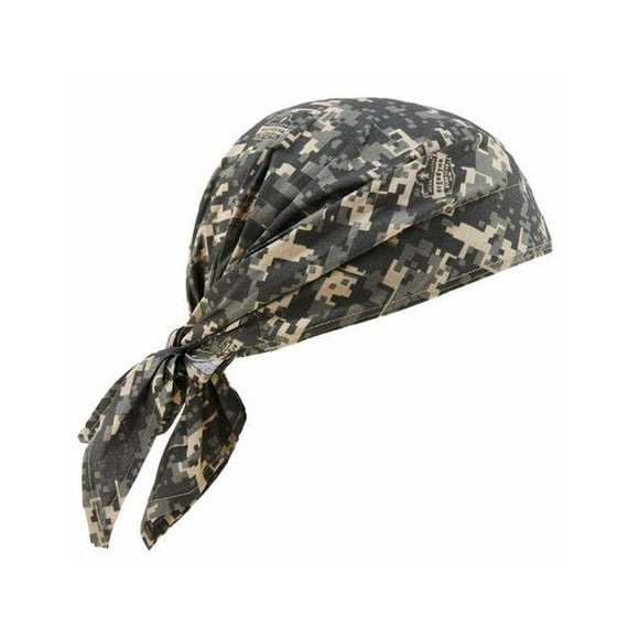 Chill-Its 12582 Evaporative Cooling Triangle Hat with Cooling Towel, Camo