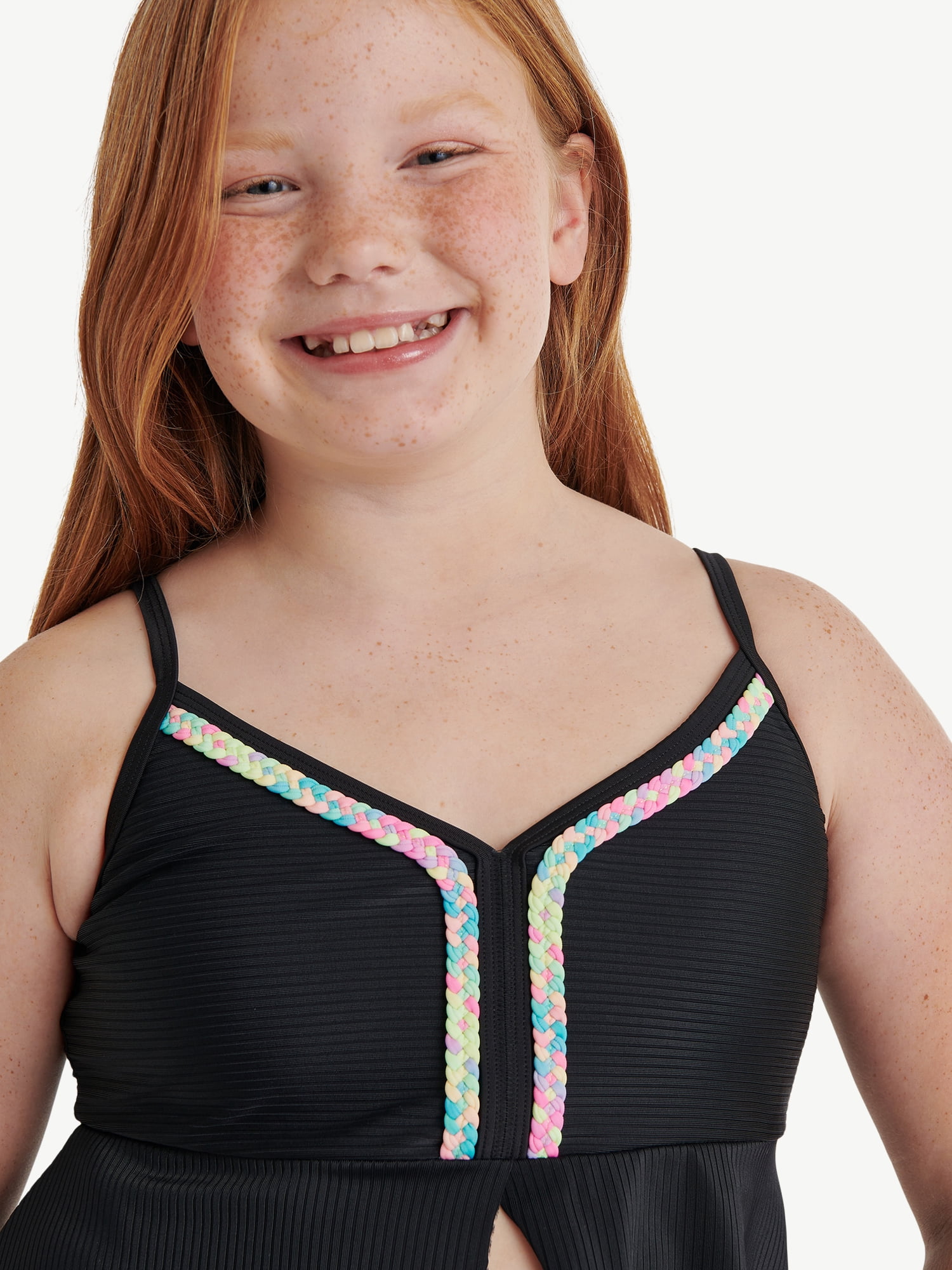 Justice Girls Two Piece Tankini Swimsuit, Sizes XS-XL