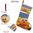 thumbnail image 5 of Garfield (2) Tema: Calcetines de Navidad, fino lino blanco para colgar en escaleras y chimenea, decoración navideña para el hogar, regalo de Navidad. 54cm × 38cm, 5 of 5