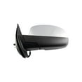 thumbnail image 2 of KarParts360 For Chevy Suburban/Tahoe 2007-2014 Door Mirror Driver Side | Power Glass | Heated | Manual Foldaway | Textured Black | Chrome Housing | Flat Type | Replacement For GM1320340 | 25776087, 2 of 5