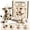 Dairy Cow, variant on DIY Patchwork Animal Kit, Handmade Sewing Craft kit with Floral Fabric & Pre‑Cut Materials, 3D Cute Patchwork Animal DIY Kit for Adults Beginners, Craft Gift for Birthdays Holidays (Sheep)