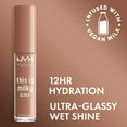 thumbnail image 4 of NYX Professional Makeup This Is Milky Gloss, Vegan Lip Gloss, 12 Hour Hydration - Cookies & Milk (Cool Beige Nude), 4 of 4