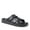 Black, variant on EcoCozy Women's Sustainable Double Buckle Sandal