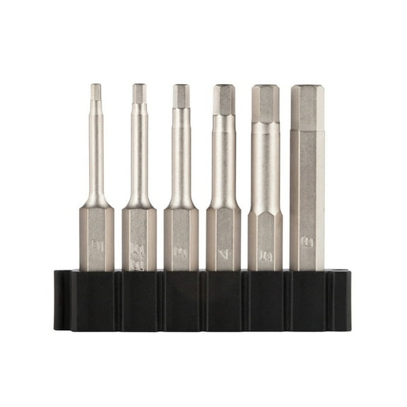 FIX IT STICKS Set of Six 2in Metric Hex Bits (FIS2BSAP)