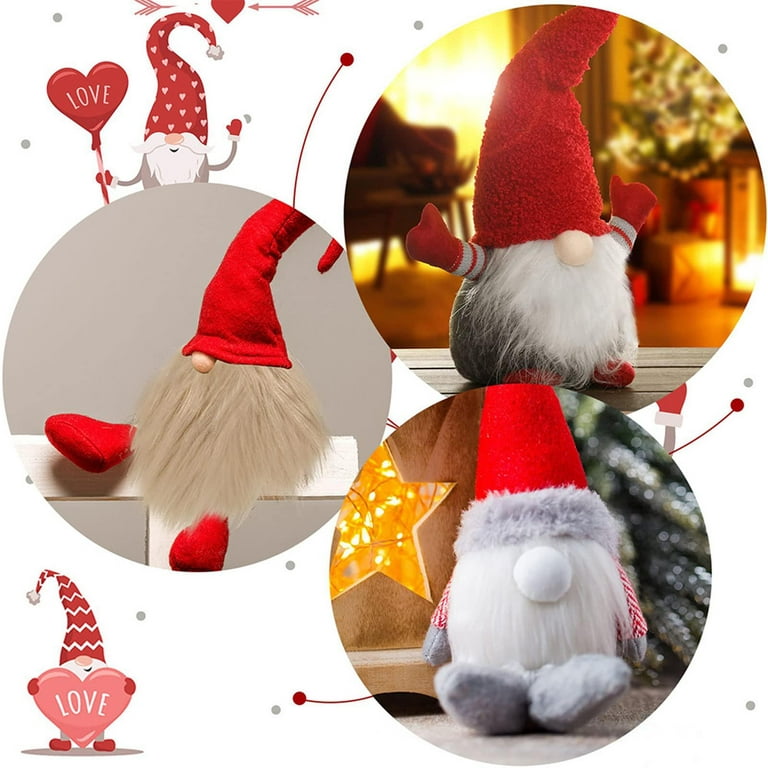 15 Pcs Gnome Beards for Crafting Easter Day Faux Fur Fabric Precut Gnomes  Beards Handmade 30 Pieces Wood Balls for Halloween Christmas Valentine's  Day Independe…