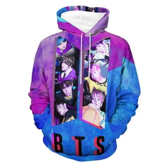 Kpop BTS Hoodie Unisex 3d Novelty Hoodies Graphic Hoodies Pullover