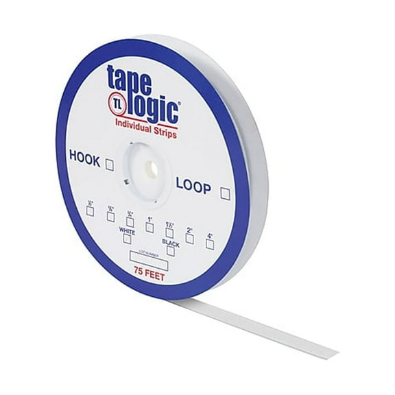 Tape Logic HLT115 1 in. x 75 ft. White Hook Individual Tape Strips