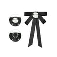 thumbnail image 3 of INSPIRE CHIC Women's Brooch Vintage Elegant Clothing Accessories Pin Shirt Preppy Style Black, 3 of 5