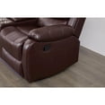 thumbnail image 4 of Kingway Faux Leather Manual Reclining Loveseat with LED Lights and console, 4 of 5