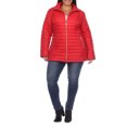 thumbnail image 2 of White Mark Women's Plus Size Zip Up Puffer Coat, 2 of 5