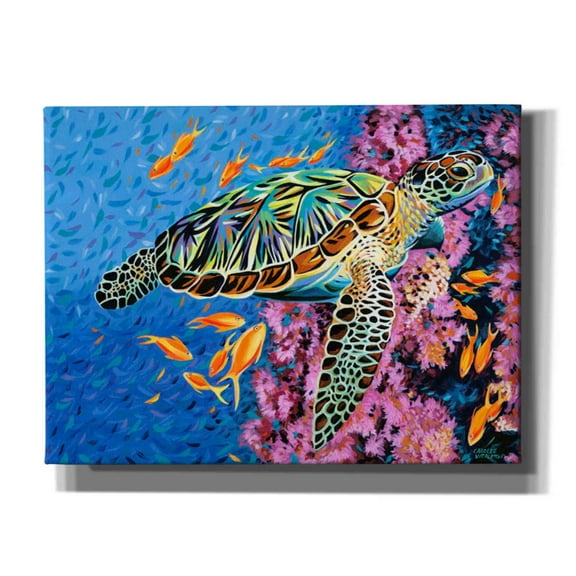 Epic Graffiti 'Cruising Along II' by Carolee Vitaletti Canvas Wall Art, 16"x12"