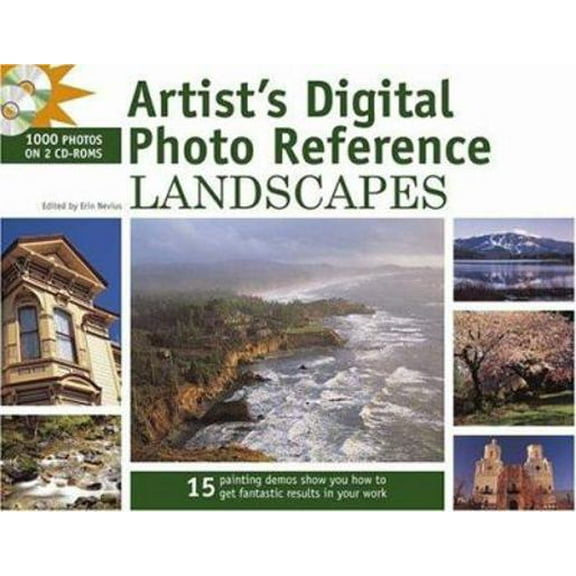 Pre-Owned Artists Digital Photo Reference Landscapes (Hardcover-spiral) 1581809018 9781581809015