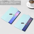 thumbnail image 3 of For Samsung Galaxy Tab S10 FE+ Case Clear Acrylic Leather Tablet Cover Support Auto Sleep Wake - Gre, 3 of 5