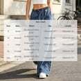 thumbnail image 3 of Miqool Women's Y2K Baggy Jeans Boho Wide Leg Jeans Low Rise Casual Denim Pants Floral Drawstring, Elastic Waist Pant, Pockets, 3 of 5