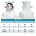 thumbnail image 6 of Onesie Kids Dragon Pajamas Sleepwear Dragon Animal Flannel Hooded One-Piece Halloween Costume, 6 of 6