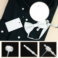 thumbnail image 3 of Uxcell 5000Pcs Plastic Ties Fastener 3" Security Loop Tie Round Hang Tags Snap Lock Clear, 3 of 5