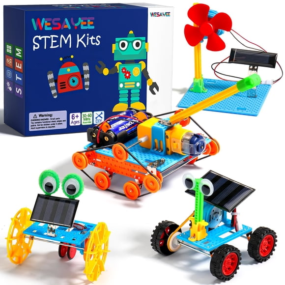 STEM Kits WESAYEE 4 en 1 de ciencia con energía solar para niños de 8 a 14 años