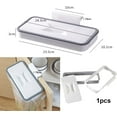 thumbnail image 2 of Soporte para bolsas de basura con clip de montaje para cajón/puerta/armario, ideal para caravanas, viajes, hogar, cocina y clasificación de residuos., 2 of 5