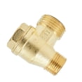 thumbnail image 2 of 20*16*10mm 3 Port Zinc alloy Air Compressor Check Valve Male Thread Connector, 2 of 10