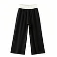 thumbnail image 4 of Antinious Girls Trendy Breathable Solid Wide Leg Elastic Waist Versatile Full Length Pants, 4 of 5