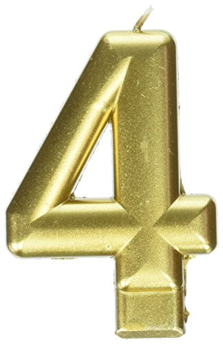 CANDLE #4 GOLD