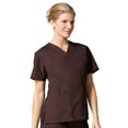 thumbnail image 2 of Maevn CORE Women's Classic V-Neck Solid Scrub Top & Full Elastic Band Cargo Scrub Pant Set [XXS - 3XL], 2 of 5