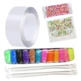 thumbnail image 2 of Impermeable Resistente Extraíble Con Pajitas Y Arcilla Para Manualidades DIY 1mm 5m Con Lentejuelas Macarena Cintas para manualidades, 2 of 8