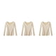 thumbnail image 2 of Minnieouse Camisa térmica Ropa interior de invierno Ropa de abrigo Tamaño compacto Lavable Top Lencería larga Superficie lisa al tacto Type1 NO1, 2 of 6