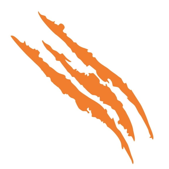 Fasiaou Reflective Car Claw Stickers, Durable PET Vinyl Decals for Car Hood, Headlight, Motorcycle, Cool Auto Body Graphics for Personalization and Style Upgrade