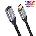 thumbnail image 6 of 4K 60HZ 10Gbps PD 100W Male to Female USB 3.1 Gen 2 Extension Cable Type C Cable Fast Charging 2M, 6 of 8