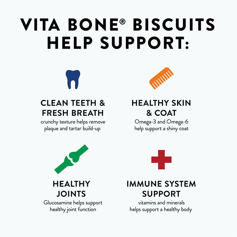 Vita Bone Dog Biscuits, Multi Flavor, Large - 48 oz