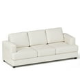 thumbnail image 4 of 89" 3 Seater Sofa Couch with Deep Seats, I Shaped Small Sectional Couch with USB and Type C, Comfy Mid Century Mondern Couches for Living Room, Bedroom, Apartment,Office, 4 of 6