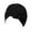 Black, variant on Women's Eid Solid Color Wrinkled Long Strip Side Sticker Muslim Headscarf