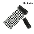 thumbnail image 4 of SHOWERORO 900 Pcs Adhesive Pads for Mounting Nylon Round Fastener Stickers Black for Outdoor Use, 4 of 6