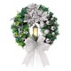 thumbnail image 1 of Adornos navideños Lámparas de aceite navideñas Flores rojas navideñas Coronas navideñas para colgar en la puerta, 1 of 5