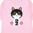 thumbnail image 4 of Inktastic 2nd Birthday Cat 2 Year Old Girl Girls Long Sleeve Toddler T-Shirt, 4 of 5