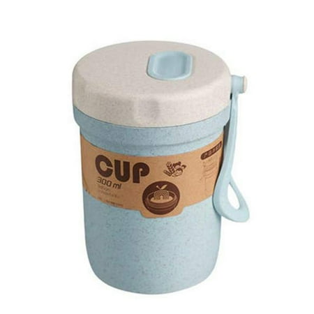 

Dreafly Travel Mug Portable Reusable Leakproof Soup Cup with Screw Tight Lid Ultra Lightweight For Outdoor New