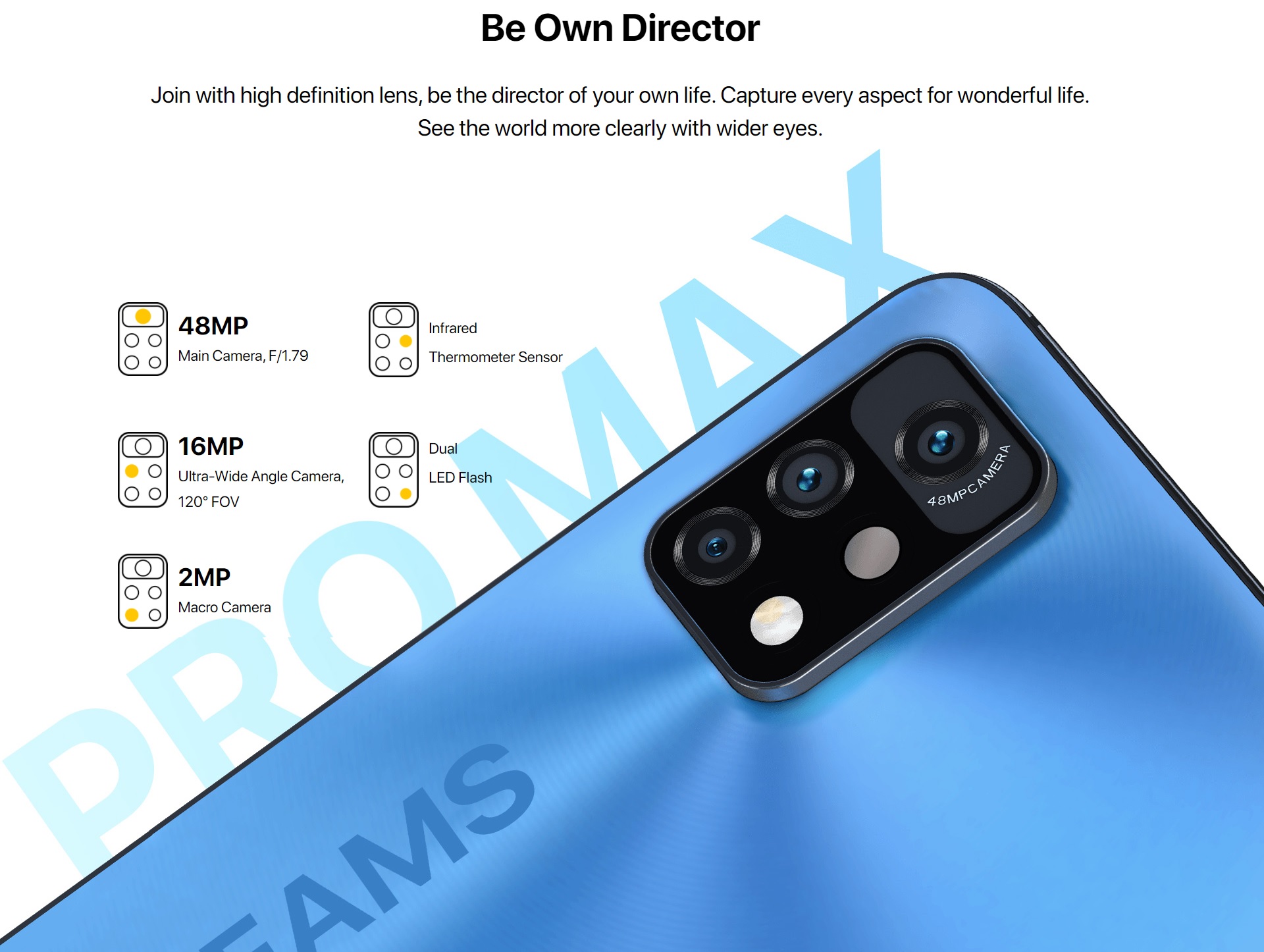 Umidigi A11 Pro Max (128GB, 4GB) 6.8