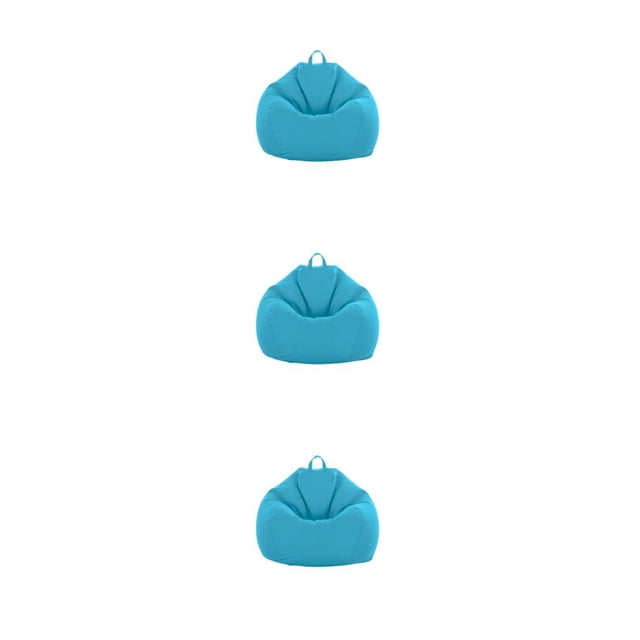 Yuarrent Hacer declaración elegante muebles de sala de estar cubierta de silla Puff sofá Lazy sofá azul cielo Type1 NO1