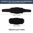thumbnail image 5 of Jinsinto Elbow Support Strap Adjustable Tennis Elbow Brace With Supportive Compression Pad Golfers Elbow Support For Pain Relief, Tennis, Golf, Men, Wome, 5 of 5