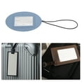 thumbnail image 5 of Unique Bargains 1 Pc Oval Elastic Cord Luggage Tag for Travelling Blue Polyurethane, 5 of 5
