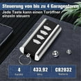 thumbnail image 3 of Remote Control for Entrematic RCU 433-4K,RCU 433-2K,EA433 2KM,433.92 Rolling Code Garage Remote Control 2 Pcs, 3 of 5