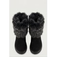 thumbnail image 4 of Women's Faux Fur Cuff Low Platform Boots, 4 of 6