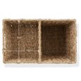 thumbnail image 6 of Casafield Stair Basket with Handles, Natural Seagrass - Woven Staircase Step Organizer Bin, 6 of 7