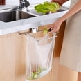 thumbnail image 6 of Stainless Steel Trash Bag Holder for Cabinets, Cupboards, Under Sink, Garbage, Kitchen Trash Cans, 6 of 6