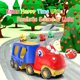 thumbnail image 3 of Camión de transporte de coches de juguete Veslier Dinosaur con 4 coches retráctiles, 3 of 7
